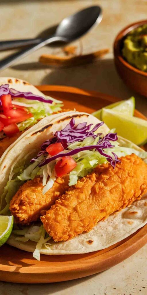 crisp fish tacos