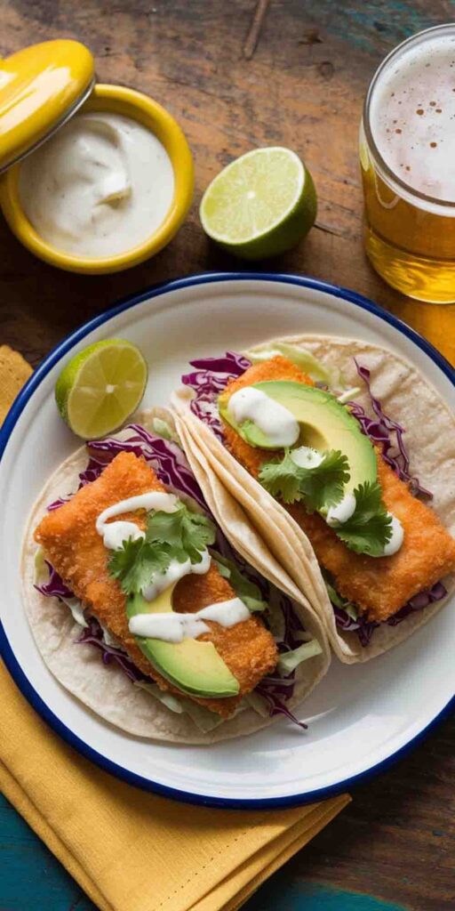 serving options with Fish Tacos