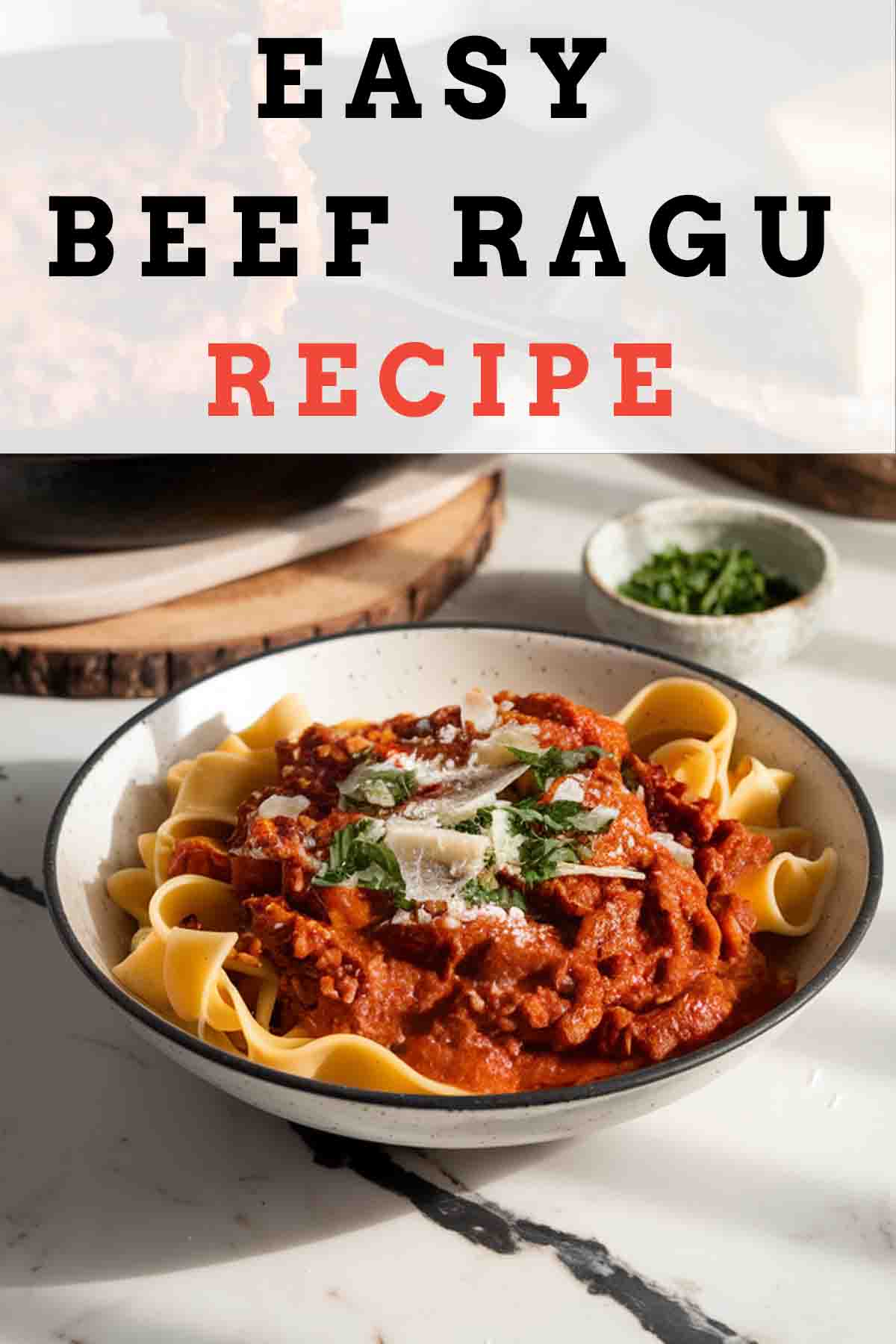 easy beef ragu recipe