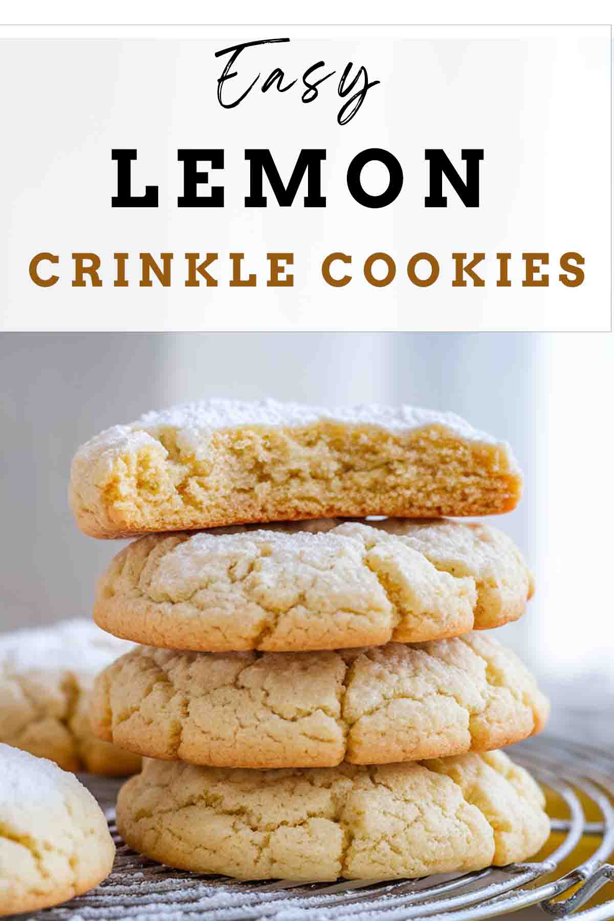 lemon crinkle cookies recipe full guide