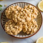 Lemon oat meal served