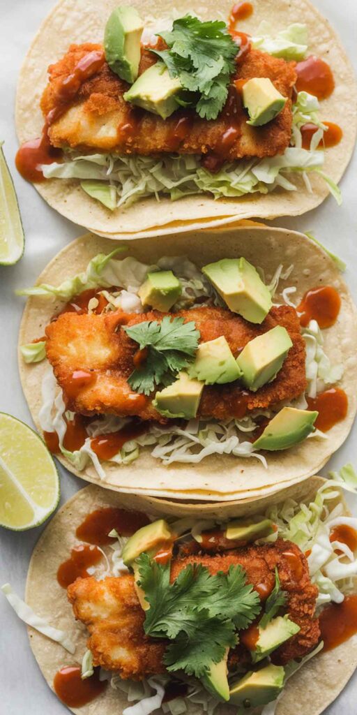 perfectly served fish tacos