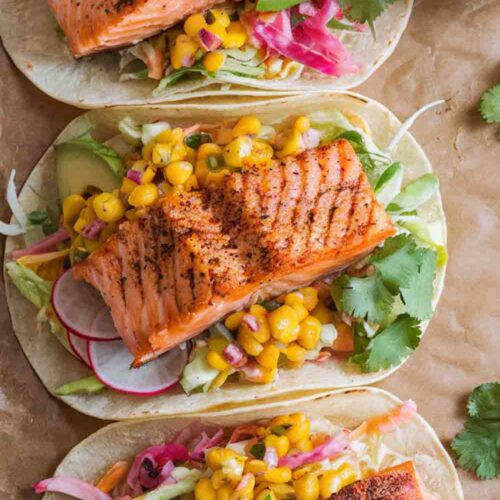 Salmon Tacos recipe