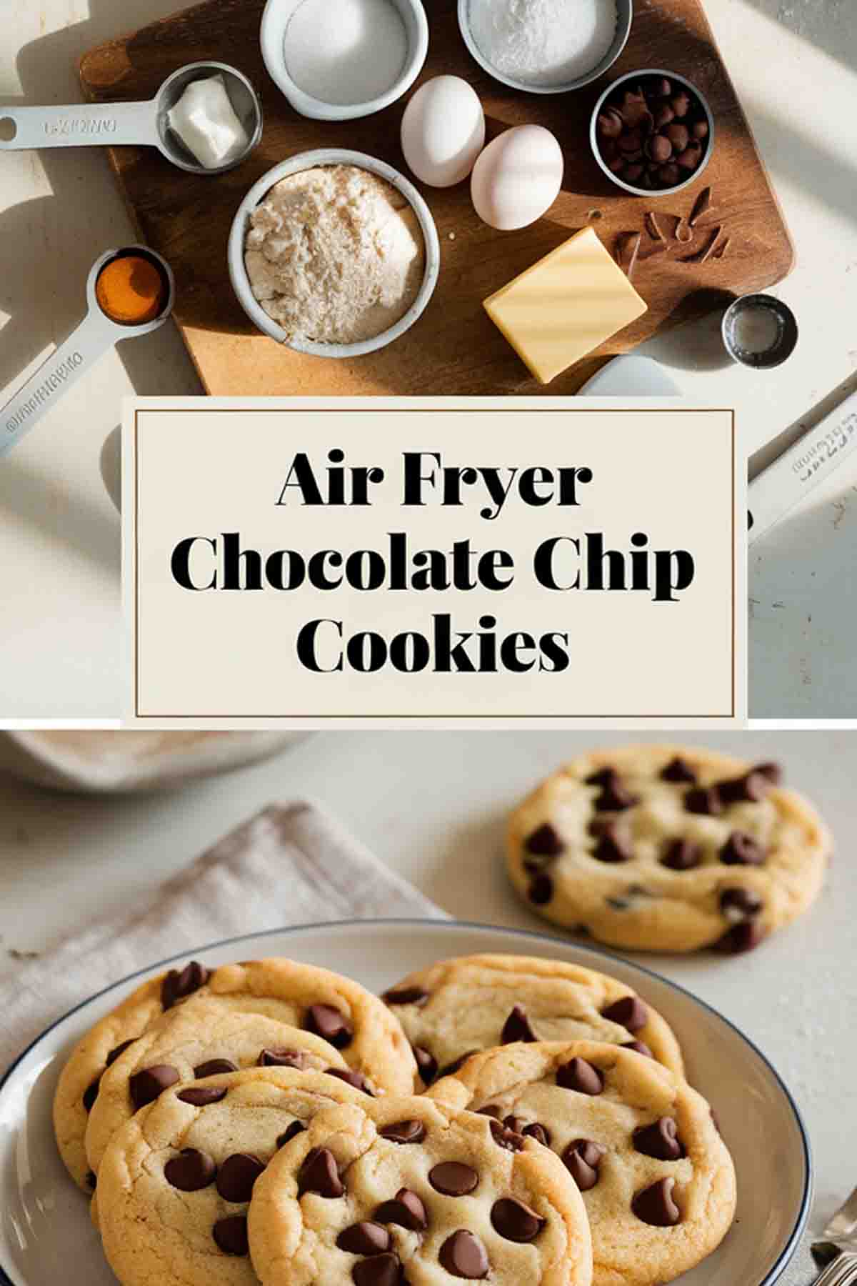 Air Fryer Chocolate Chip Cookies