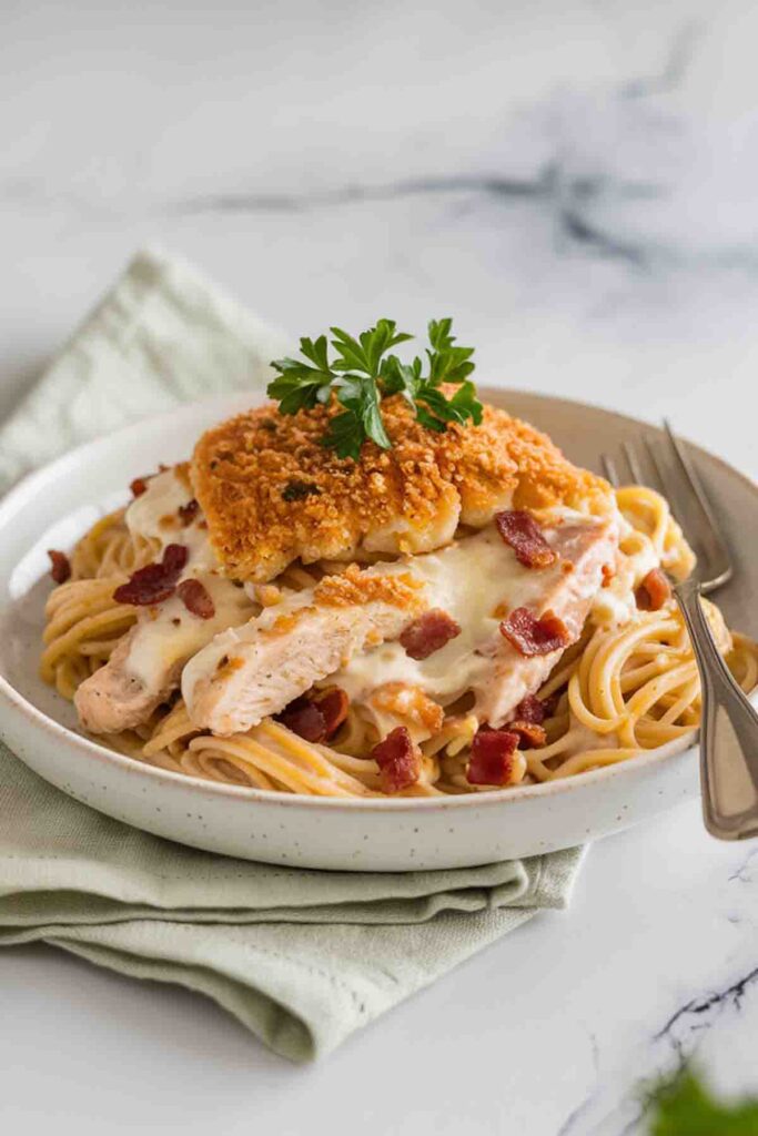 Monterey Chicken Spaghetti with Cream Cheese