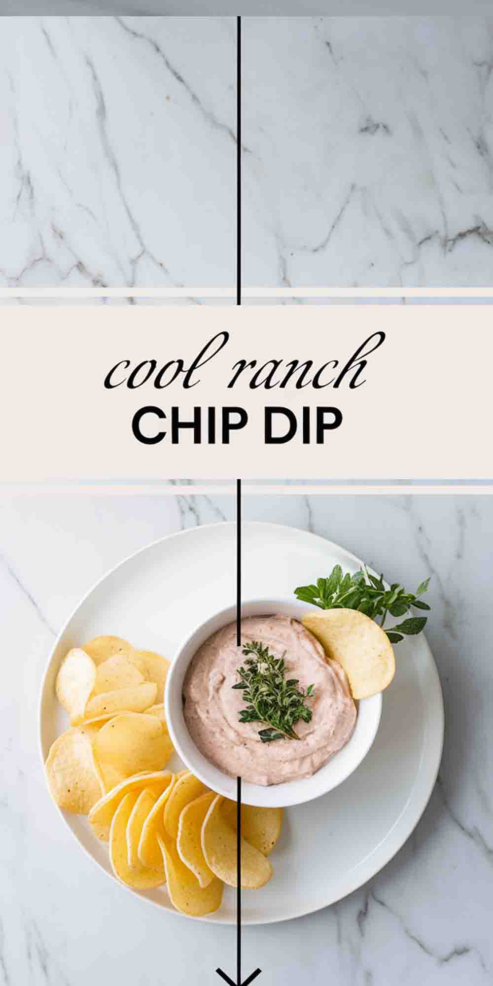 Homemade ranch chip dip recipe