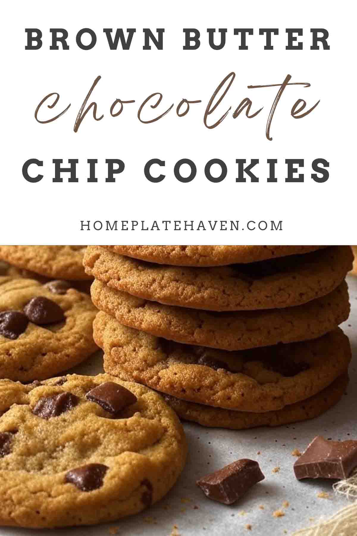 brown butter chocolate chip cookies